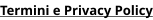 Termini e Privacy Policy